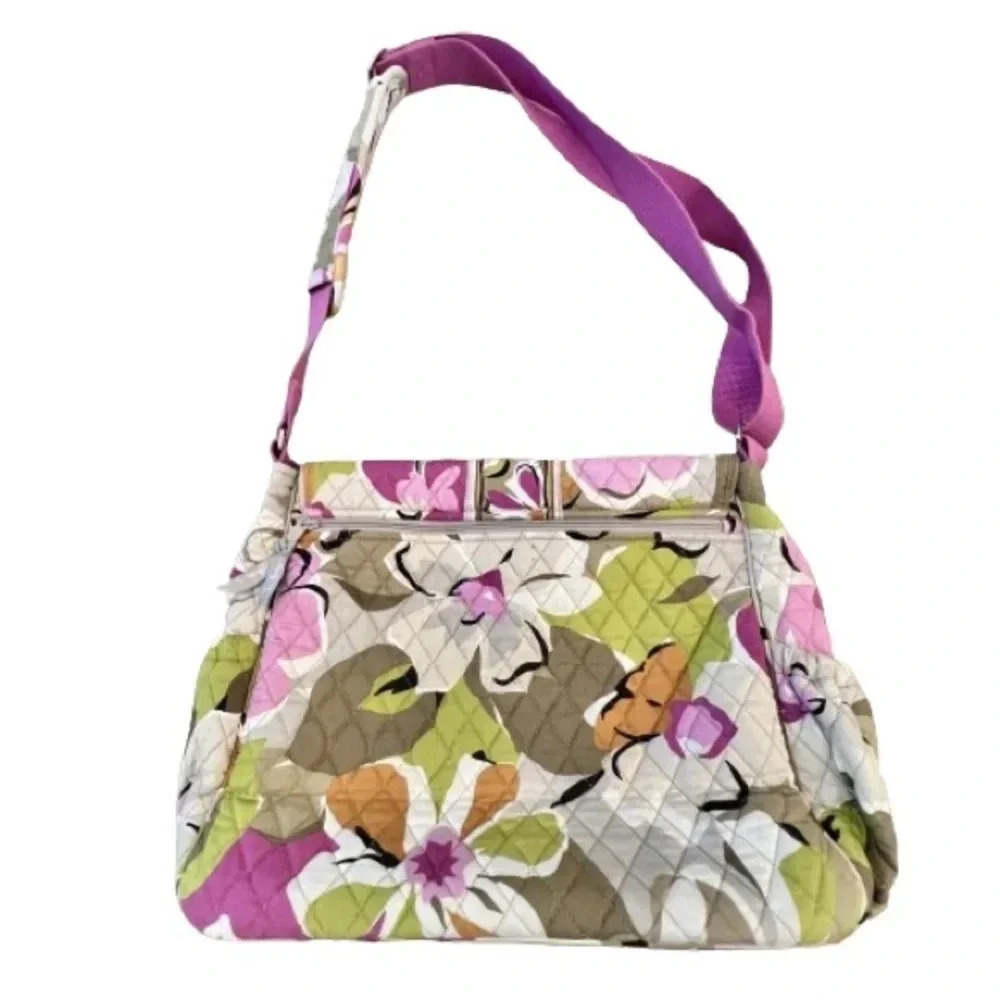 Vera Bradley Messenger Diaper Bag Baby Portobello Road Retired Pattern Floral - Picture 2 of 9